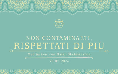 Non contaminarti, rispettati di più