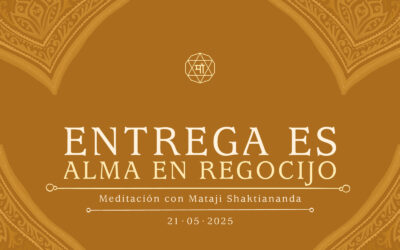 Entrega es alma en regocijo