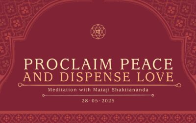 Proclaim peace and dispense love