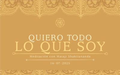 Quiero todo lo que soy