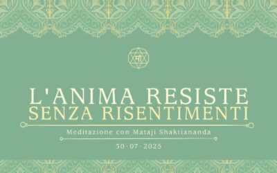 L’anima resiste senza risentimenti