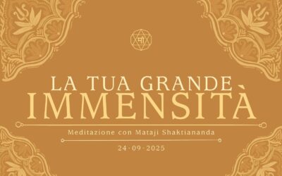 La tua grande immensità