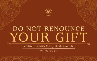 Do Not Renounce Your Gift