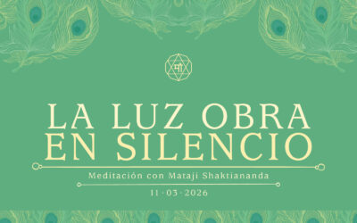La luz obra en silencio