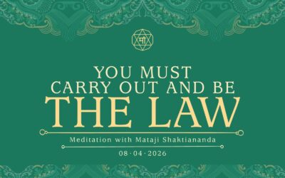 You Must Carry Out and Be the Law